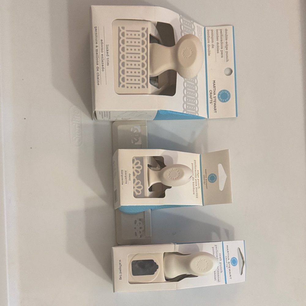 Martha Stewart White Craft Punch Set